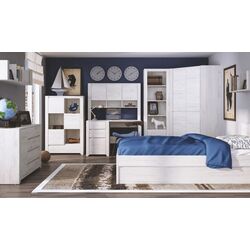 Шкаф угловой Tempo Kondela Angel Typ 21 (Craft White) Thumb