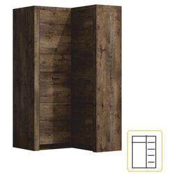 Dulap de colt Tempo Kondela Infinity 14 (Ash Dark) Thumb