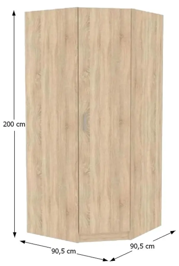 Шкаф угловой Mobhaus Invita Typ 3 (Sonoma Oak)