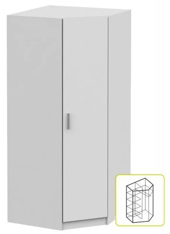 Шкаф угловой Mobhaus Invita Typ 3 (White)