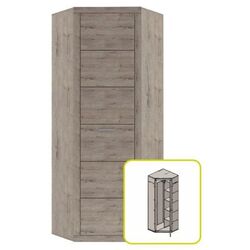 Шкаф угловой Mobhaus Orestes 1D (Sanremo Oak) Thumb