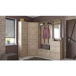 Шкаф угловой Mobhaus Orestes 1D (Sanremo Oak) Thumb