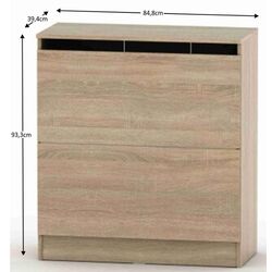 Тумба Tempo Kondela Betty 2 BE-02-040 (Sonoma Oak) Thumb