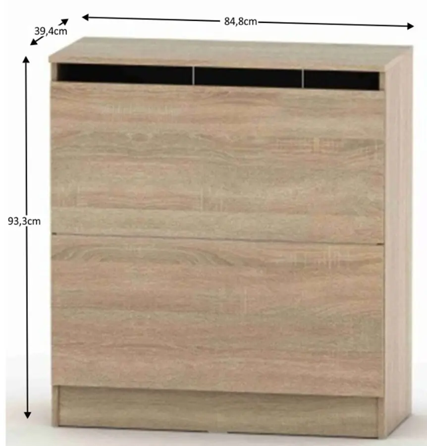Тумба Tempo Kondela Betty 2 BE-02-040 (Sonoma Oak) - 2