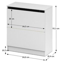 Tumba Tempo Kondela Betty 2 BE-02-040 (White) Thumb