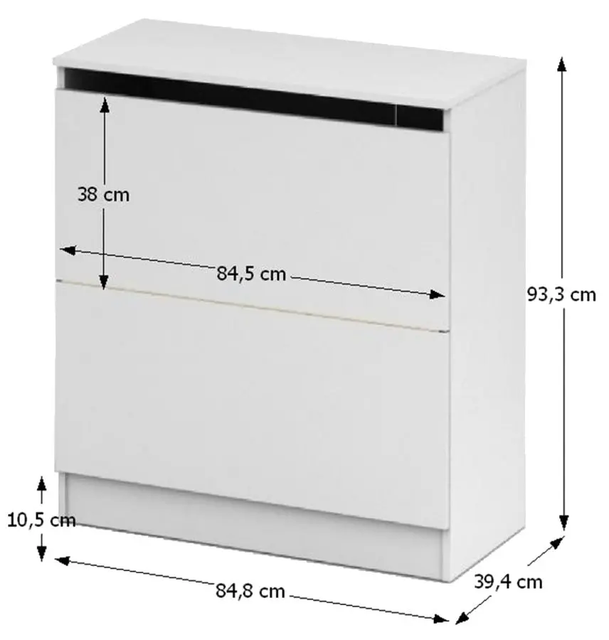 Tumba Tempo Kondela Betty 2 BE-02-040 (White)