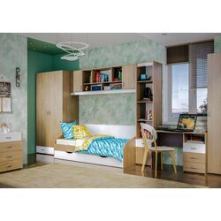 Пенал Mobi Линда 03.270 (Дуб Cонома/Белый) Thumb