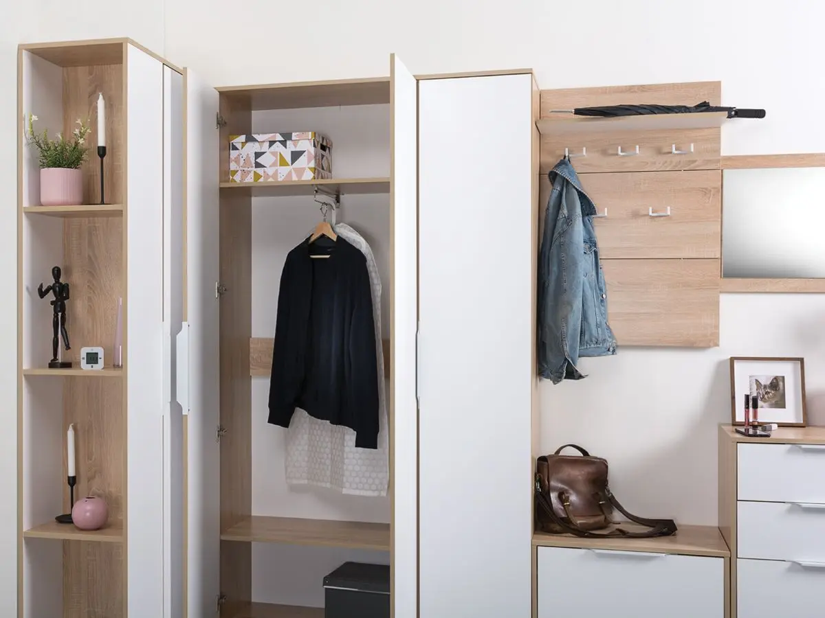 Dulap Mobi Kuba 13.136 (Sonoma Oak/White Premium)