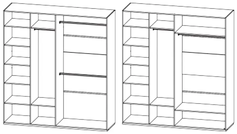 Шкаф Неман Астория МН-218-04-220 (Крем) - 2