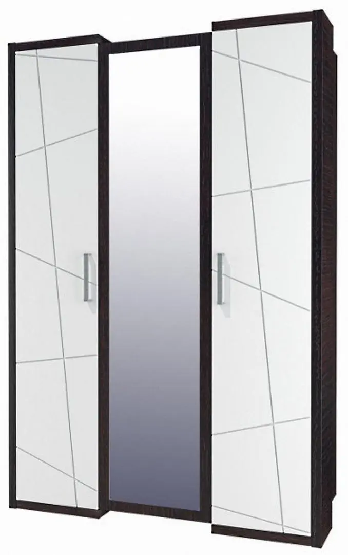 Шкаф Неман Барселона МН-115-03-220 (Дуб Ниагара/Белый Глянец)