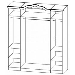 Dulap Неман Orkhideya СП-002-14 (White Semi-Gloss) Thumb