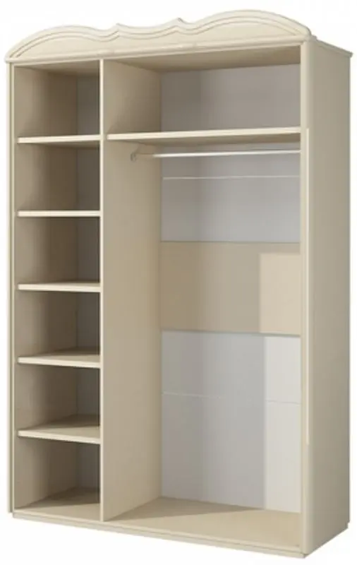 Шкаф Неман София МН-025-03 (Крем Глянец/Крем)