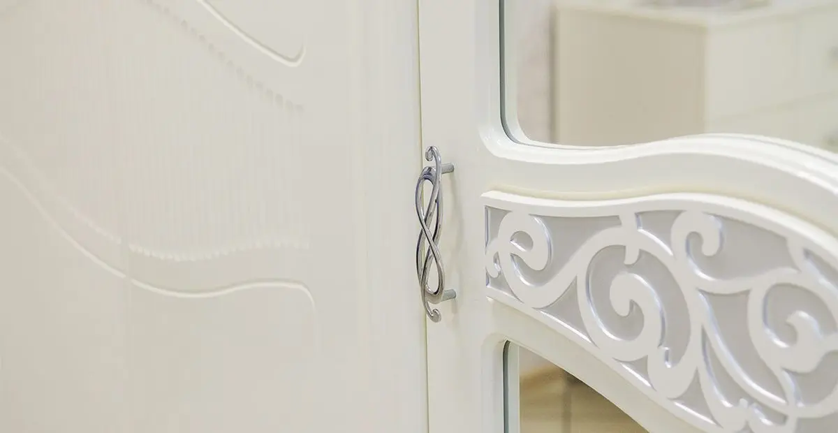 Шкаф Неман София МН-025-03 (Крем Глянец/Крем)