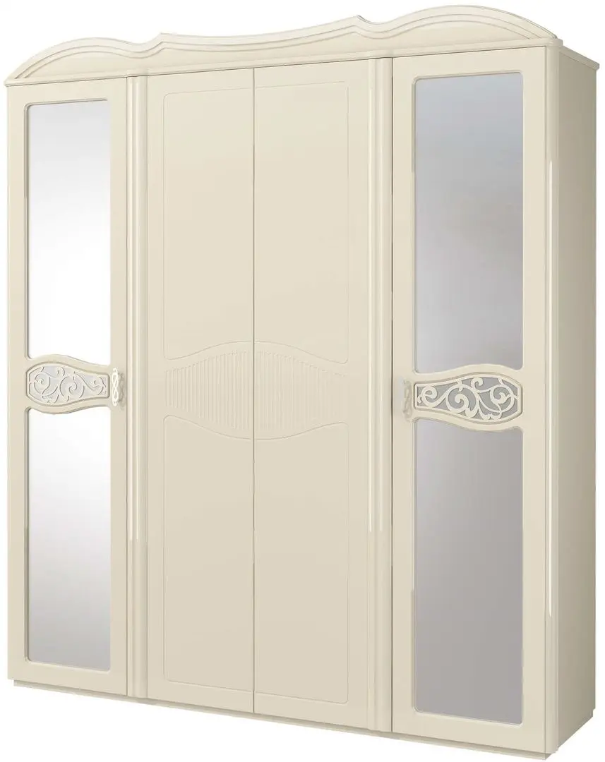 Dulap Неман Sofiya МН-025-04 (Cream Gloss/Cream)