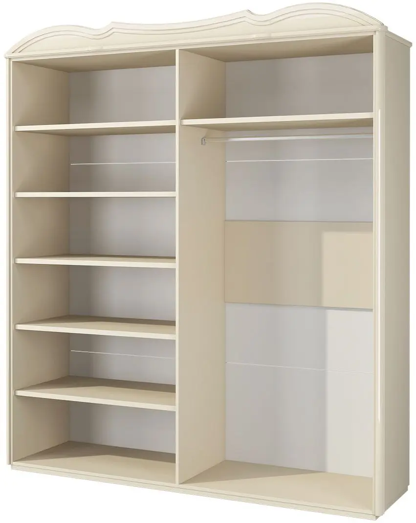 Dulap Неман Sofiya МН-025-04 (Cream Gloss/Cream)