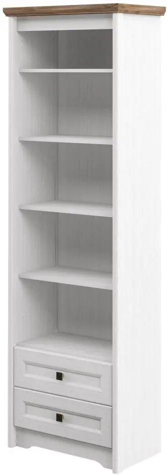 Шкаф Неман Тиволи МН-035-09 (Белый Структурный/Дуб Стирлинг) - 2