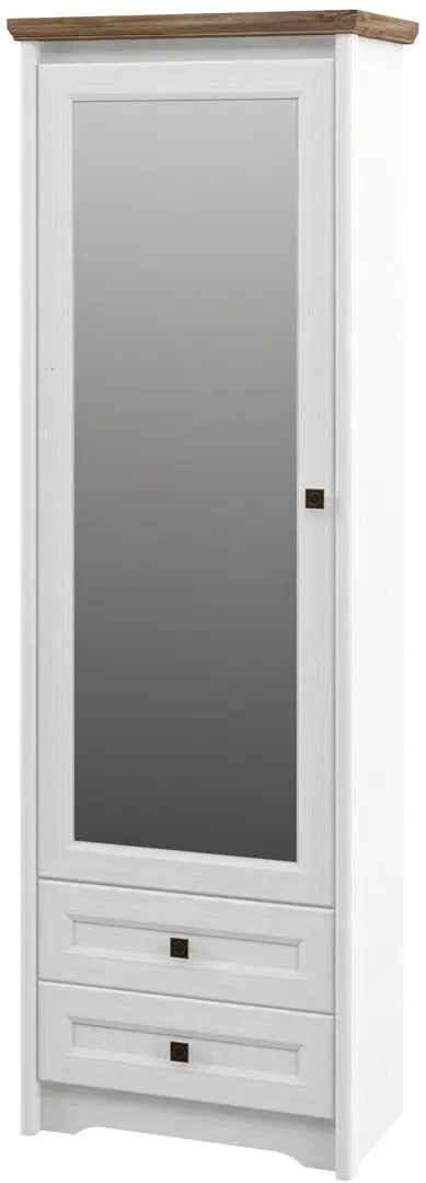 Шкаф Неман Тиволи МН-035-09 (Белый Структурный/Дуб Стирлинг)