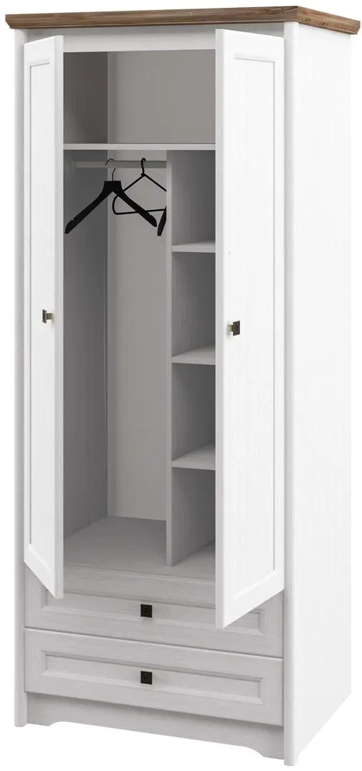 Dulap Неман Tivoli МН-035-21 (White Structural/Stirling Oak)