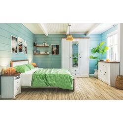 Dulap Неман Tivoli МН-035-23 (White Structural/Stirling Oak) Thumb