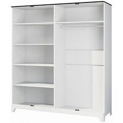 Dulap Неман Verona МН-024-04 (Gloss White/Matt Black) Thumb