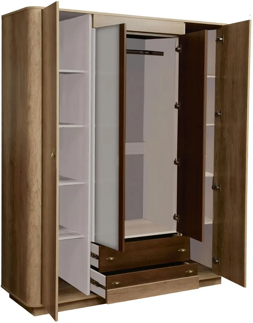 Шкаф Олмеко Фантазия 34.01 (Дуб Каньон/Дуб Кальяри) - 2