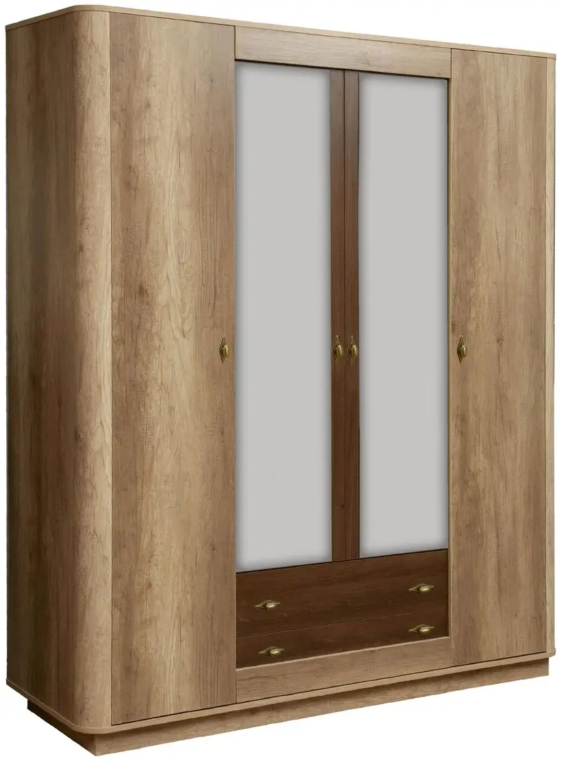 Шкаф Олмеко Фантазия 34.01 (Дуб Каньон/Дуб Кальяри)