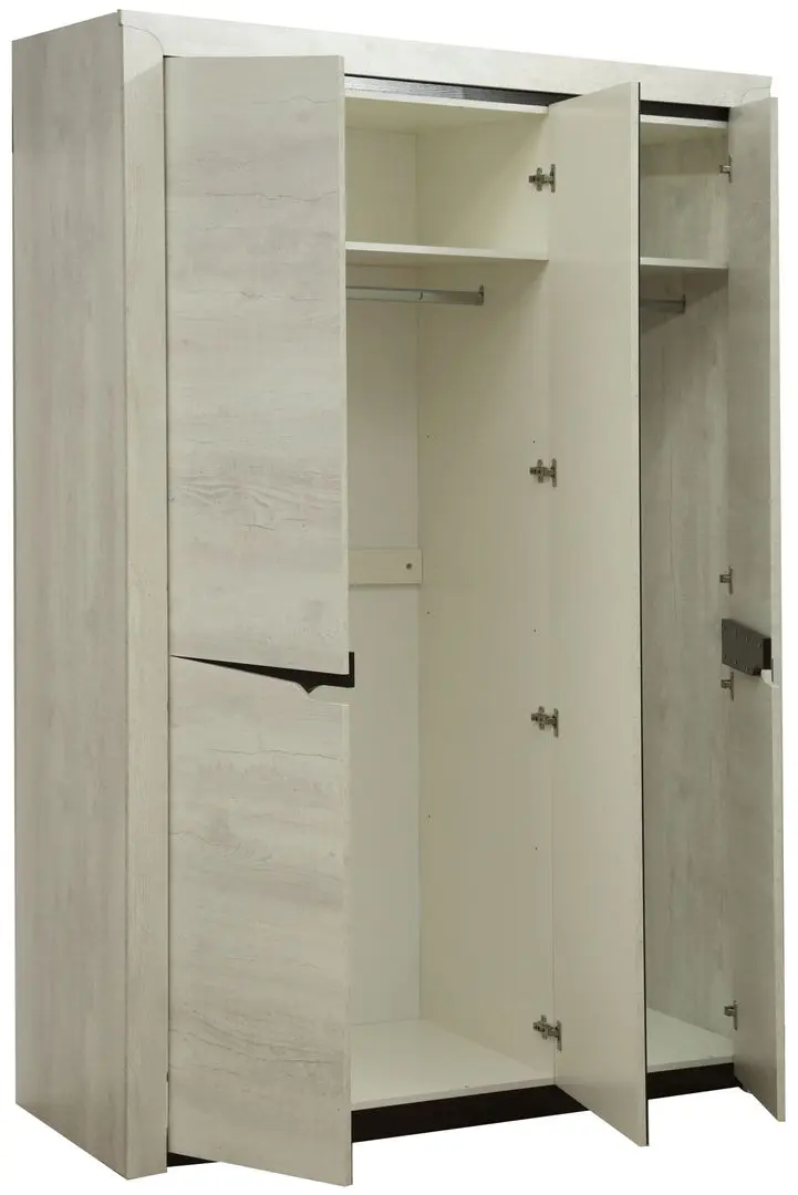 Dulap Олмеко Lyuchiya 33.02 (Concrete White Pine/Wenge)