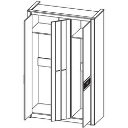 Dulap Олмеко Stella 06.236 (Wenge/Lindbergh Oak) Thumb