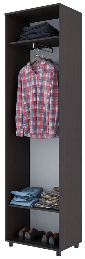 Шкаф Просто хорошая мебель №2 (Дуб Венге/Дуб Млечный) - 2