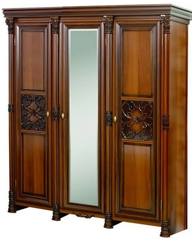 Dulap Skay Amanda Caravaggio Nut/Italian Nut (cu trei usi)