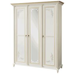 Dulap Skay Princessa White/Gold (cu trei usi)