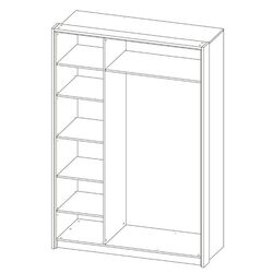 Comoda Sokme Bari 3D (Woodcon/Grange Sand Oak) Thumb