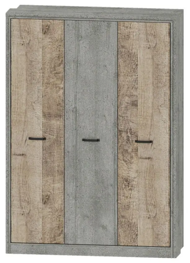 Comoda Sokme Bari 3D (Woodcon/Grange Sand Oak)