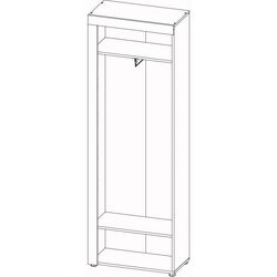 Dulap Sokme Fokus 2D (Artisan Oak) Thumb