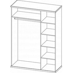 Dulap Sokme Oregon 3D (Pinot Aurelio/Madagascar Nelson) Thumb