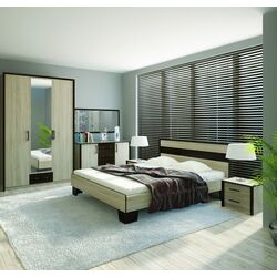 Dulap Sokme Skarlet 1360 3D (Wenge Magic/Sonoma Oak) Thumb