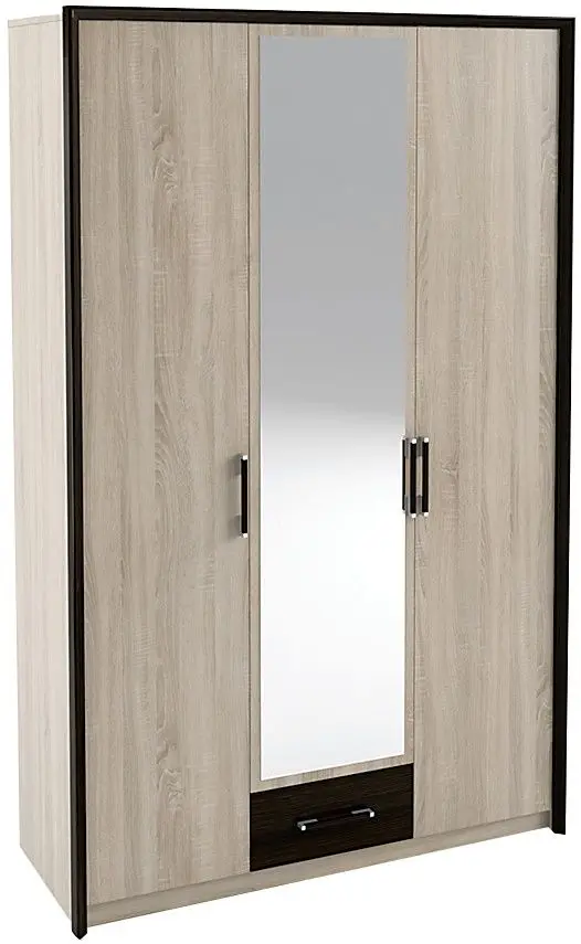 Dulap Sokme Skarlet 1360 3D (Wenge Magic/Sonoma Oak)