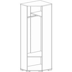 Dulap de colt Sokme Viva (Ash Shimo Dark/Ash Shimo Light) Thumb