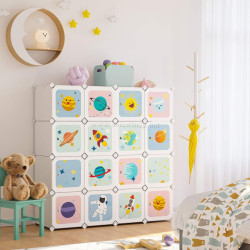 Шкаф модульный Songmics LPC905W01 (White)