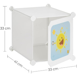 Dulap modular Songmics LPC905W01 (White) Thumb