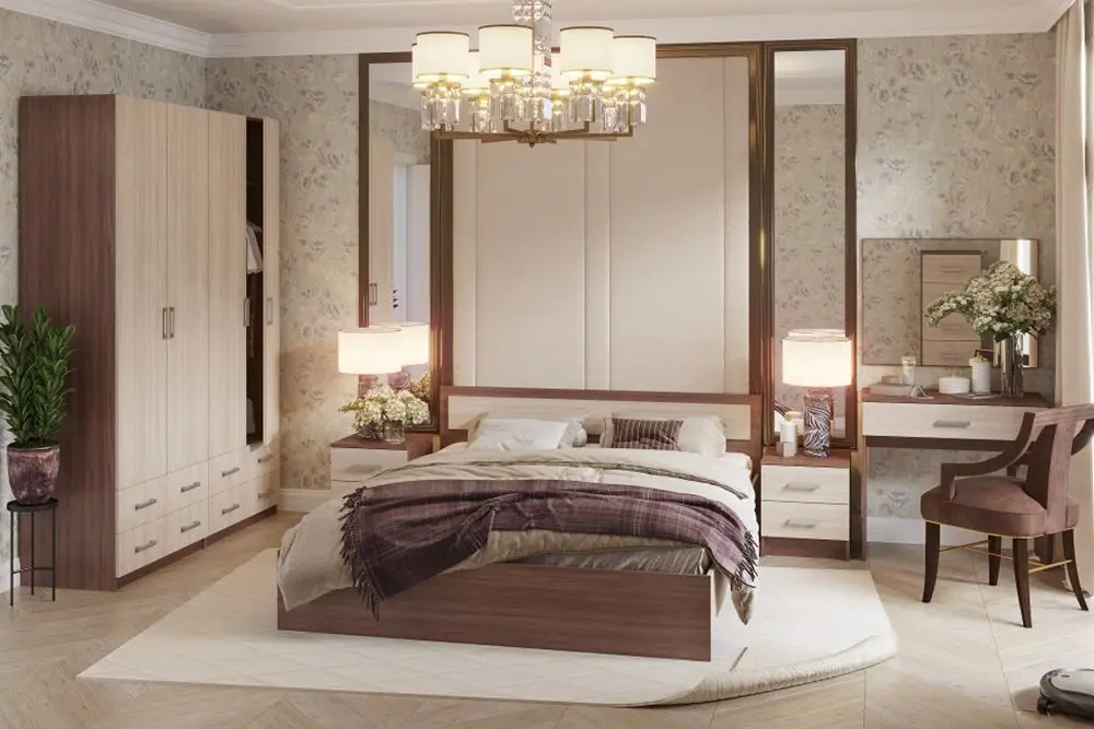 Dulap Стендмебель Garmoniya/Duet ШК 603 М (Ash Shimo Light/Ash Shimo Dark) - 3