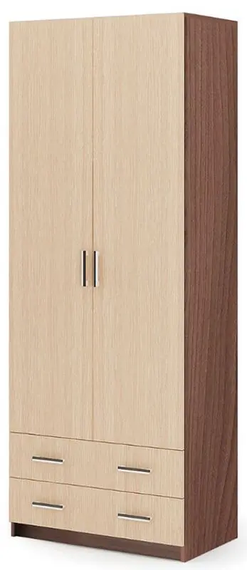 Dulap Стендмебель Garmoniya/Duet ШК 603 М (Ash Shimo Light/Ash Shimo Dark)