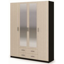 Dulap Стендмебель Garmoniya/Kvadro ШК 602 М (Belfort Oak/Wenge)