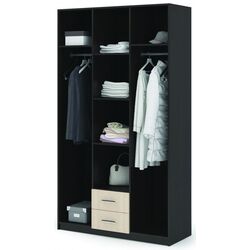 Шкаф Стендмебель Гармония/Трио ШК 601 М (Дуб Белфорт/Венге) Thumb