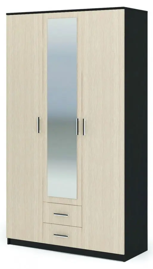 Шкаф Стендмебель Гармония/Трио ШК 601 М (Дуб Белфорт/Венге)