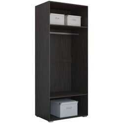 Шкаф Стендмебель Вегас Венге/Белый Глянец (двухстворчатый) Thumb