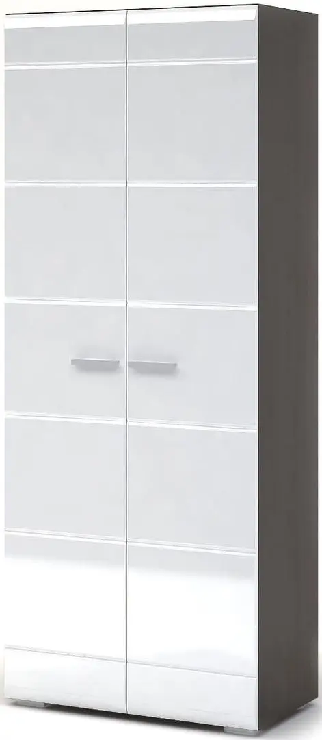 Шкаф Стендмебель Вегас Венге/Белый Глянец (двухстворчатый)