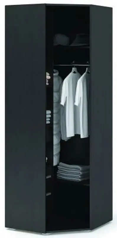 Шкаф угловой Стендмебель Вегас (Венге/Белый Глянец) - 3