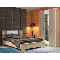 Шкаф Stolline Оливия СТЛ.109.06 (Дуб Сонома/Белый) Thumb