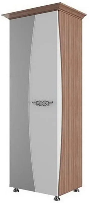Dulap cu doua usi SV-mebel Laguna 7 (Ash Shimo Dark/Pearl)